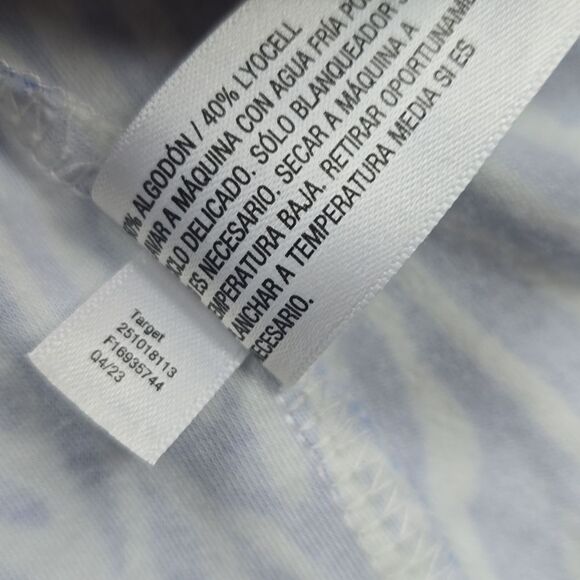 Diane Von Furstenberg DVF for Target Collab Women’s Sea Twig Blue Set Size S/M - Picture 14 of 15